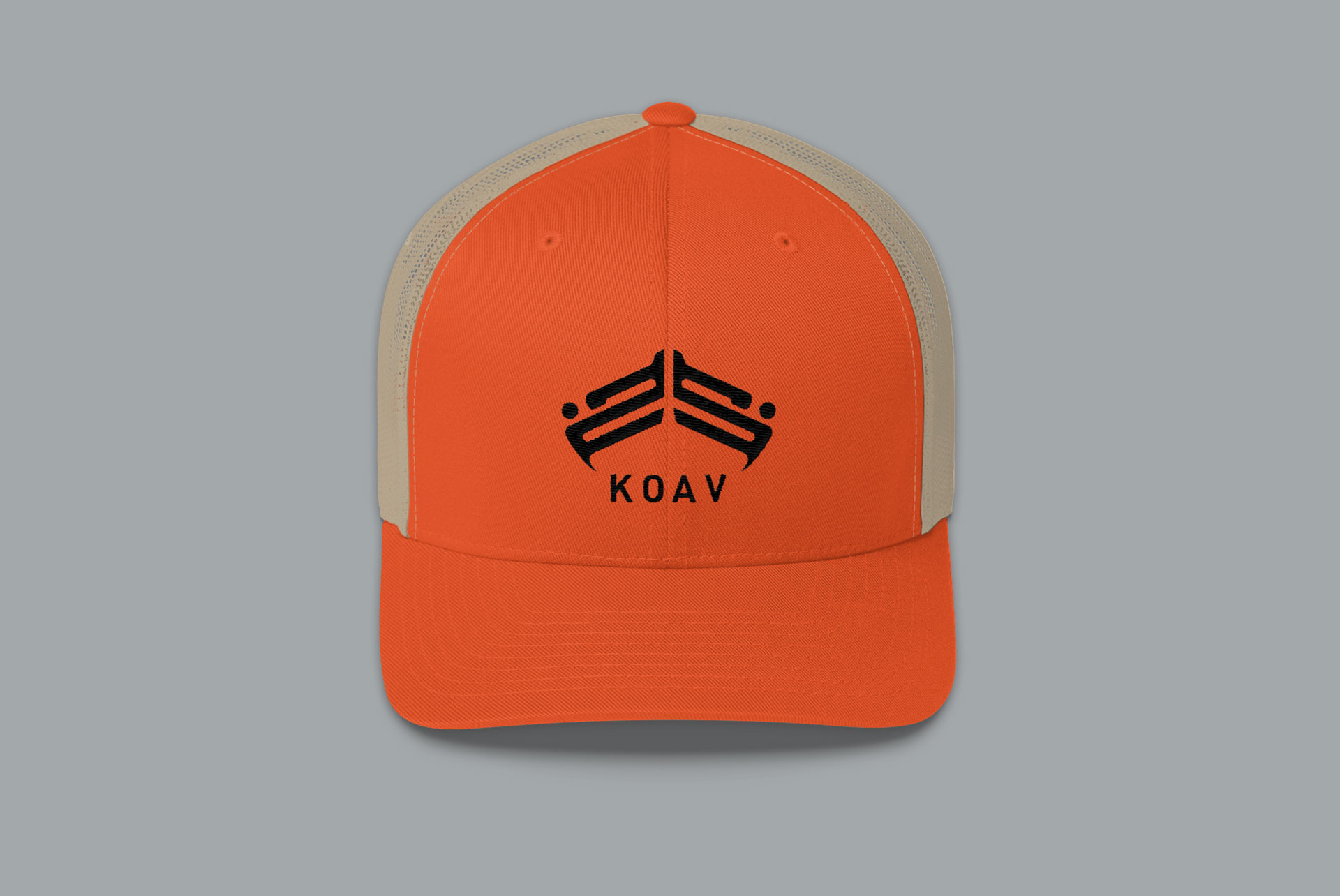 Trucker Snap Back Cap with our KOAV emblem