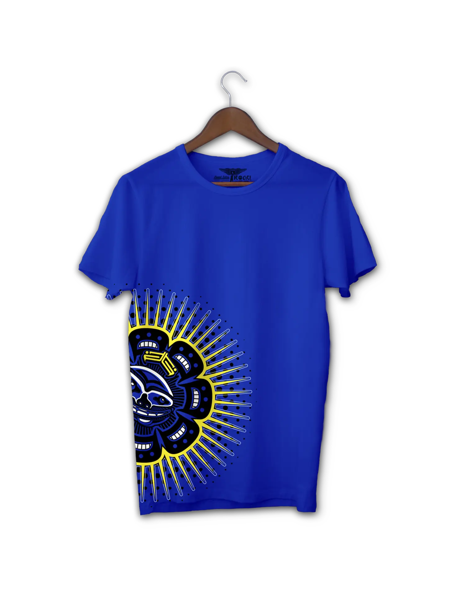 Dawn Session Royal Blue Premium 100% Cotton T-Shirt by KOAV