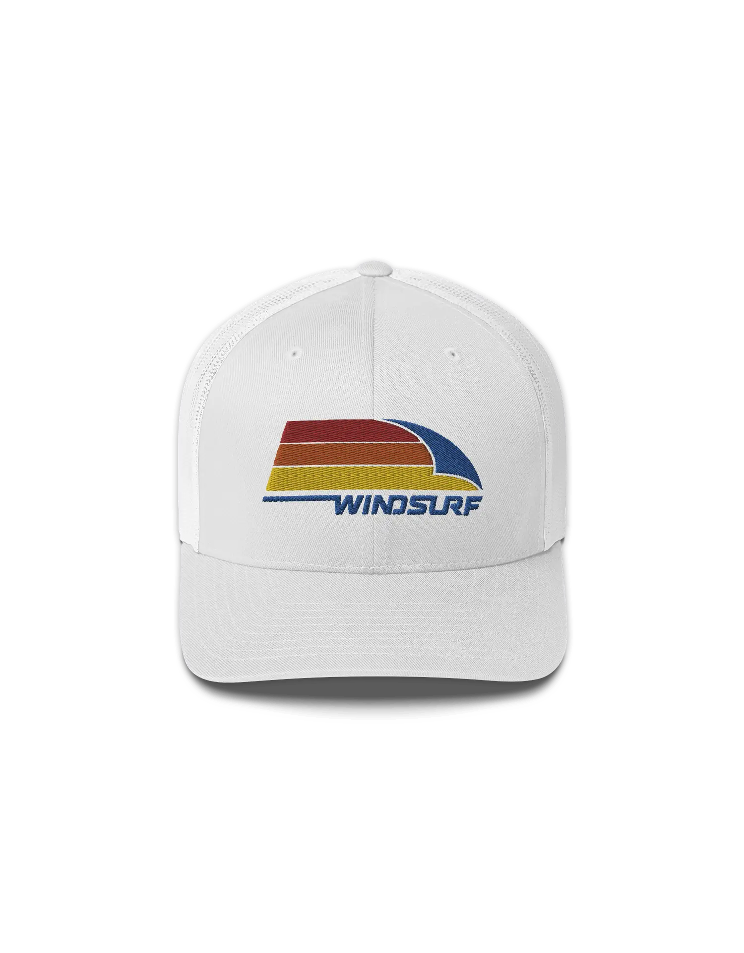 Classic Windsurf White Trucker Cap by KOAV