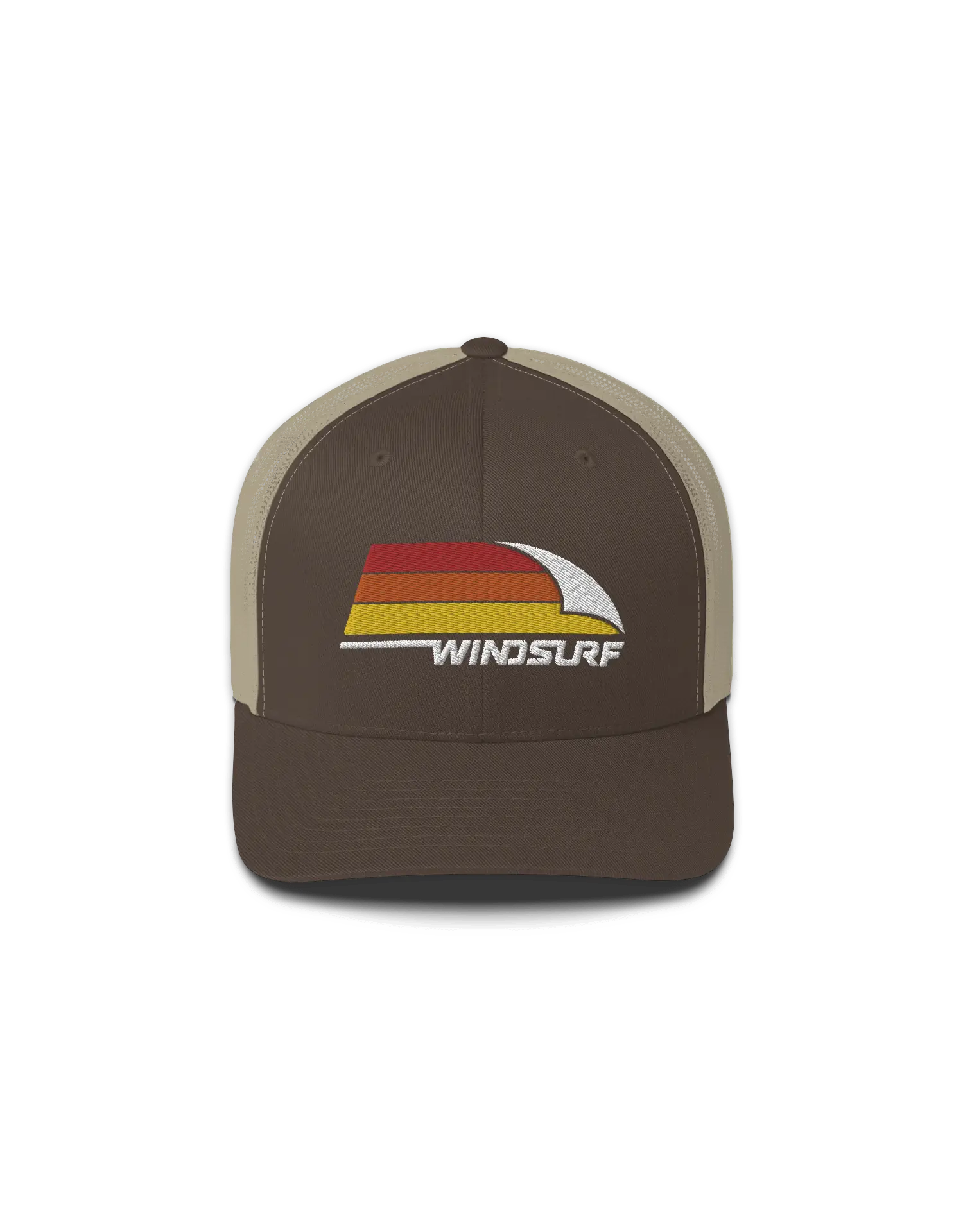 Classic Windsurf Brown/ Khaki Trucker Cap by KOAV