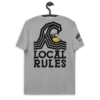 Local Rules Heather Grey Premium Organic Cotton Eco-friendly T-Shirt by KOAV
