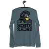 North Shore Surf Heather Deep Teal Premium Long Sleeve Tee by KOAV