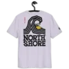 North Shore Surf Lavender Premium Organic Cotton Eco-friendly T-Shirt by KOAV