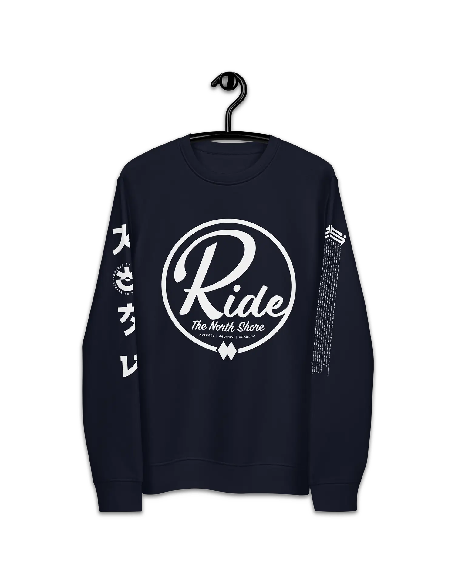 Ride the Shore French Navy premium Eco-friendly Sweater by KOAV