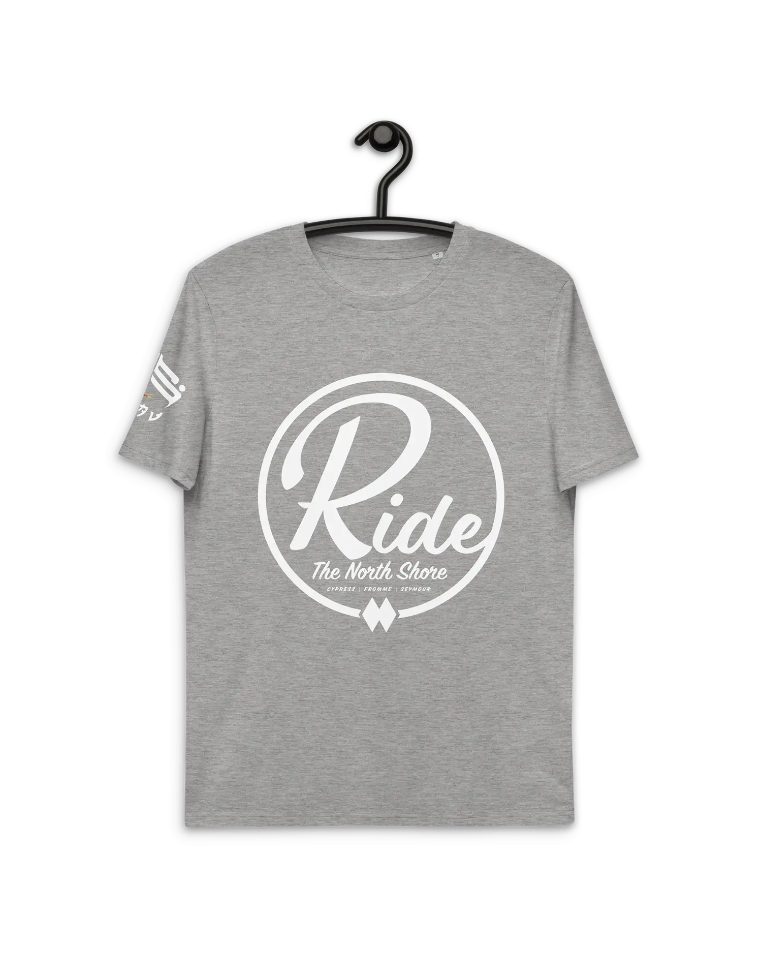 Ride the Shore Heather Grey Premium 100% Organic Cotton Eco-friendly T-Shirt by KOAV