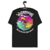 Born to Windsurf Black Premium Organic Cotton Eco-friendly T-Shirt by KOAV