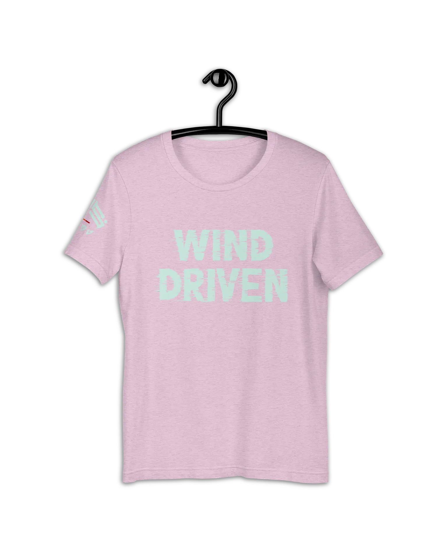 Wind Driven Heather Prism Lilac Poly/Cotton T-Shirt by KOAV