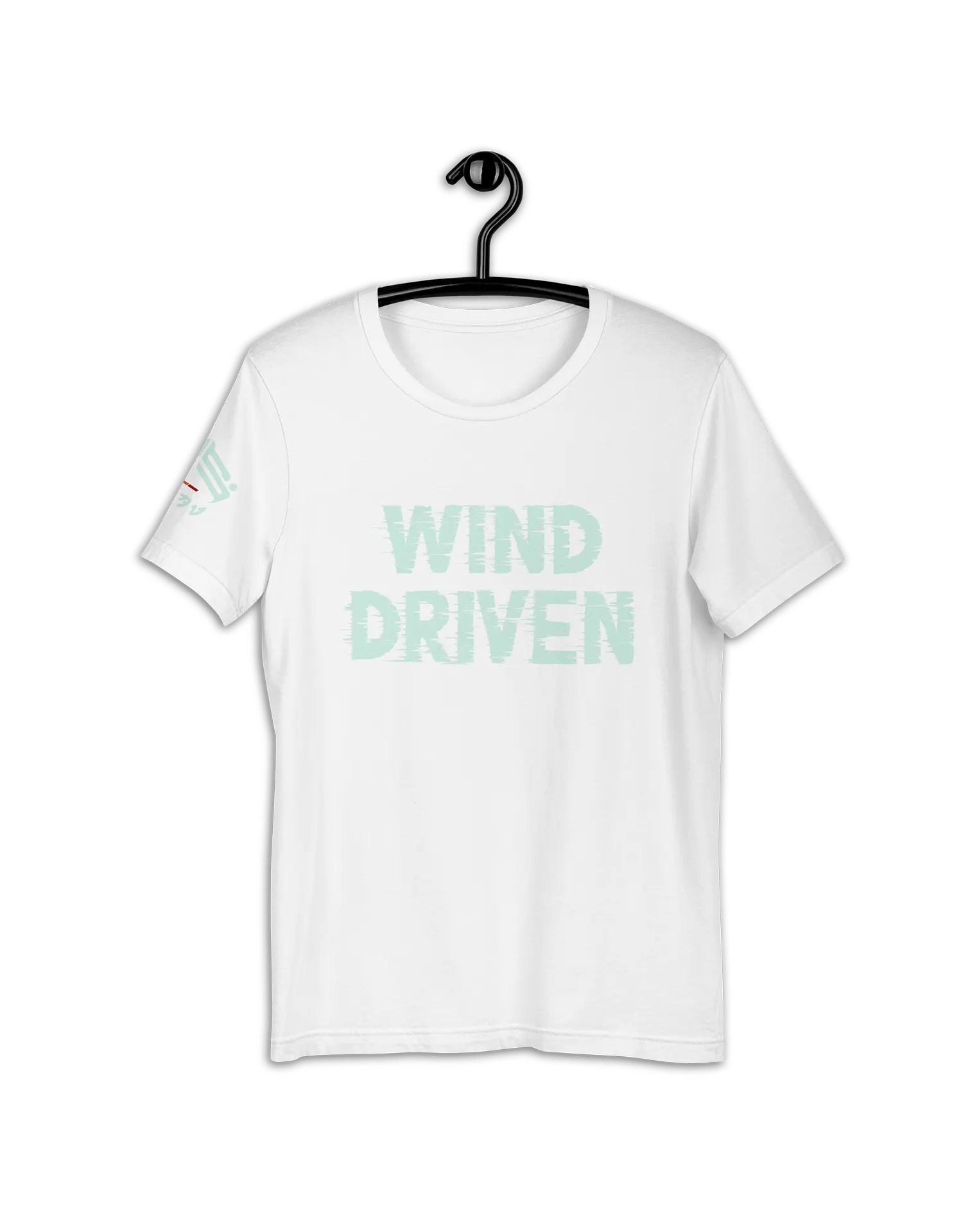 Wind Driven White Cotton T-Shirt by KOAV