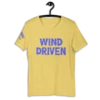 Wind Driven Yellow Cotton T-Shirt by KOAV