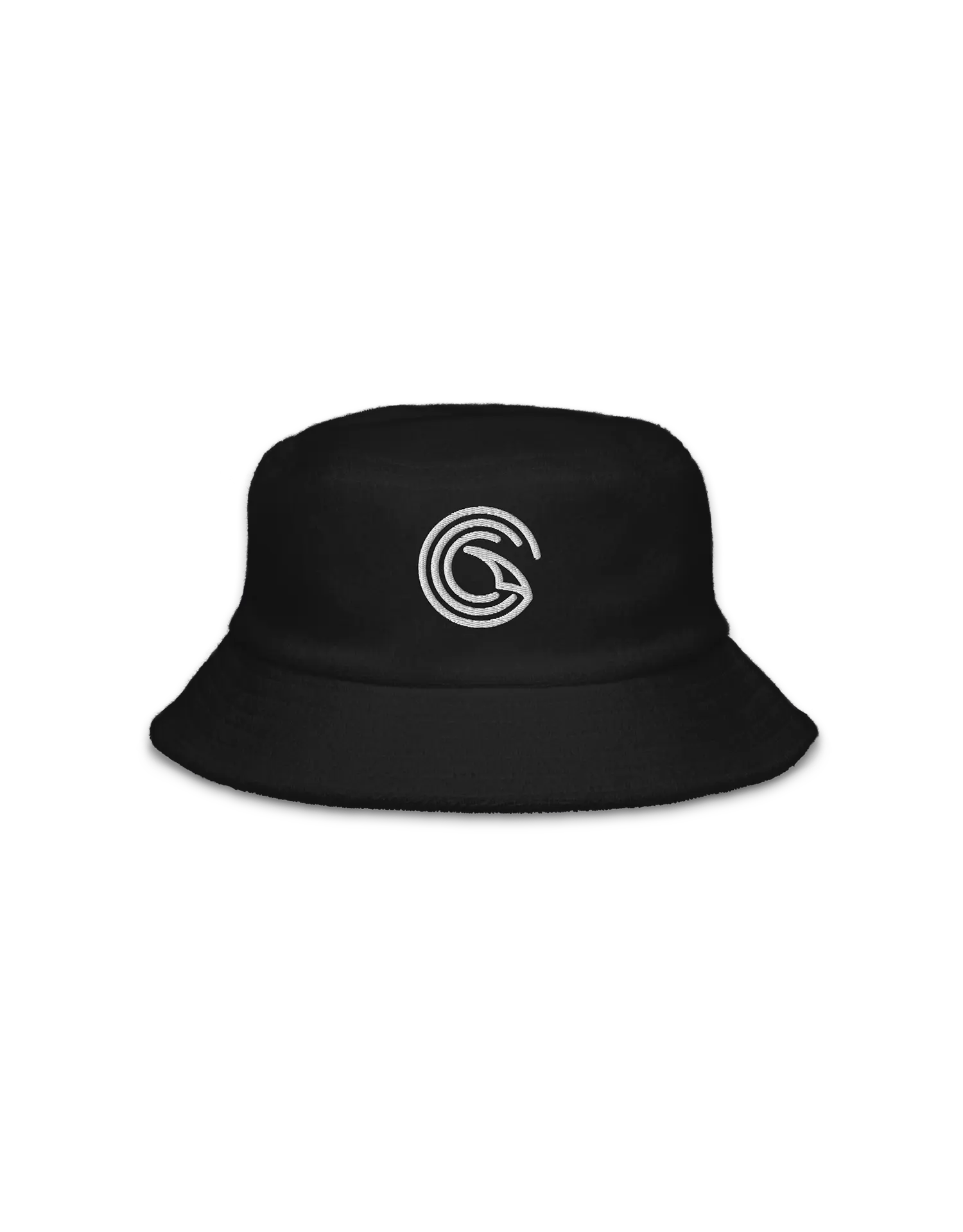 Wind & Surf Black terry cotton bucket hat by KOAV