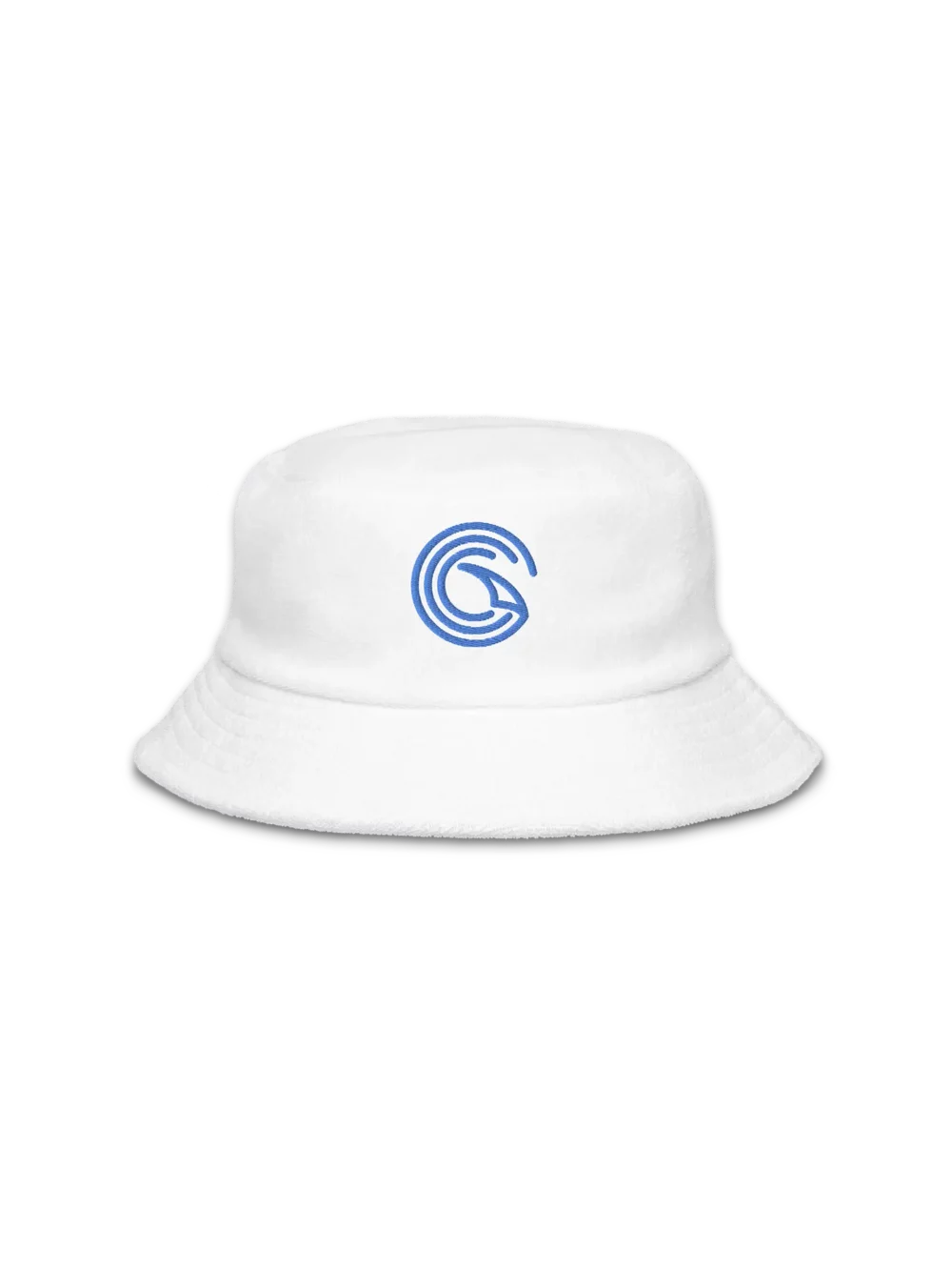 Wind & Surf White terry cotton bucket hat by KOAV
