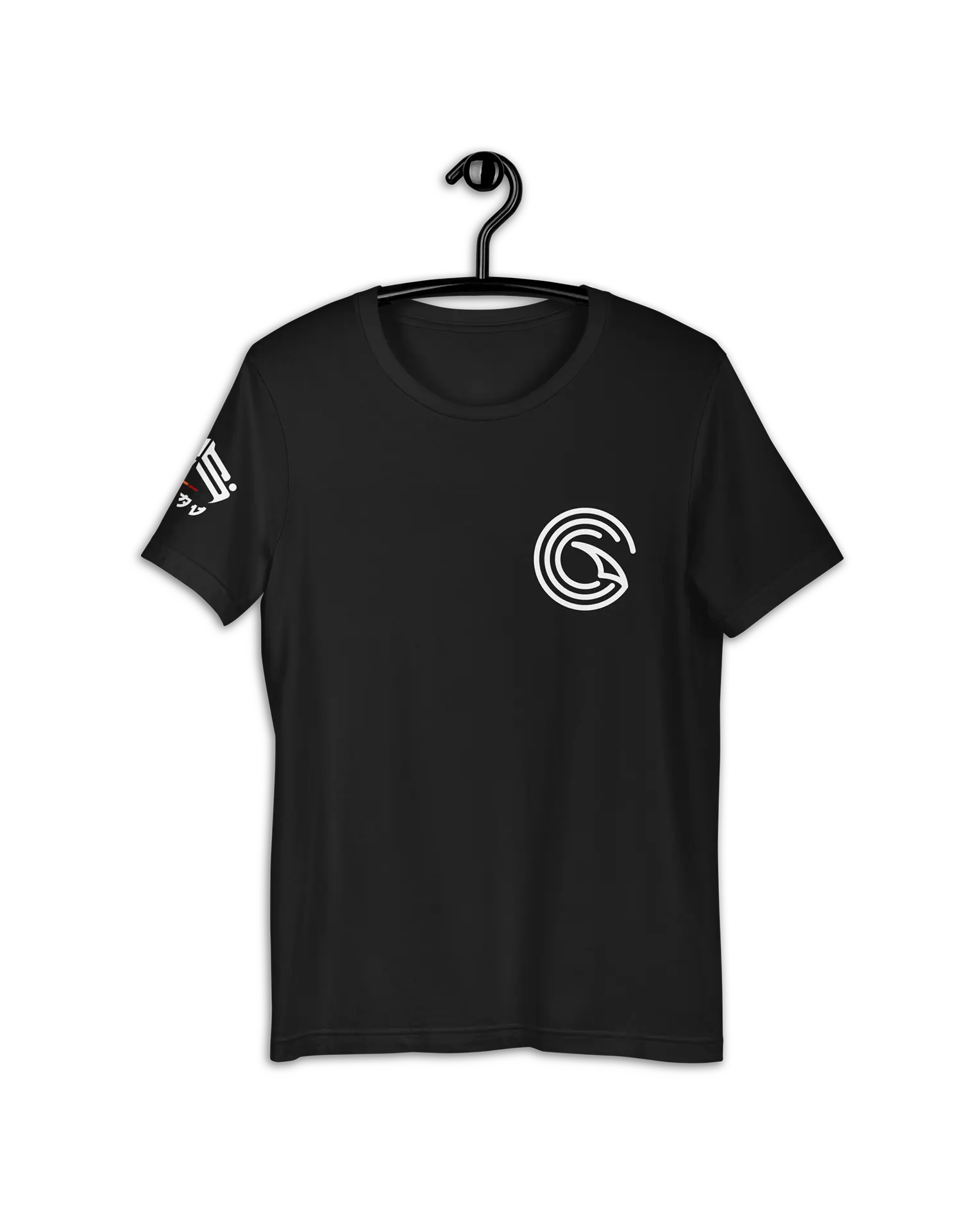 Wind & Surf Black Cotton T-Shirt by KOAV