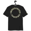 Original Windsurfer Black Premium Organic Cotton Eco-friendly T-Shirt by KOAV