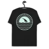 Windsurfer Sunrise Black Premium Organic Cotton Eco-friendly T-Shirt by KOAV