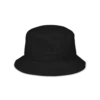 Windsurf Logo black 100% organic cotton bucket hat by KOAV