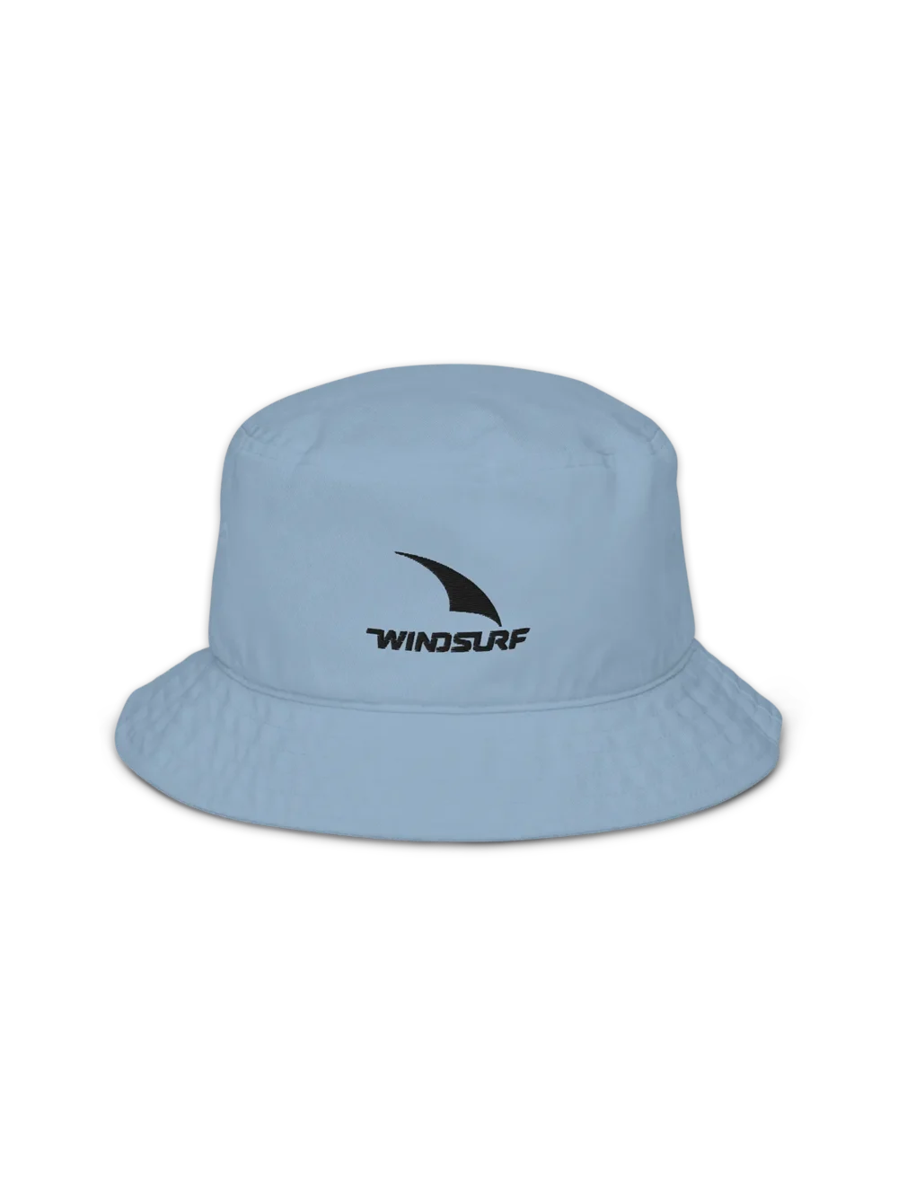 Windsurf Logo Slate Blue 100% organic cotton bucket hat by KOAV