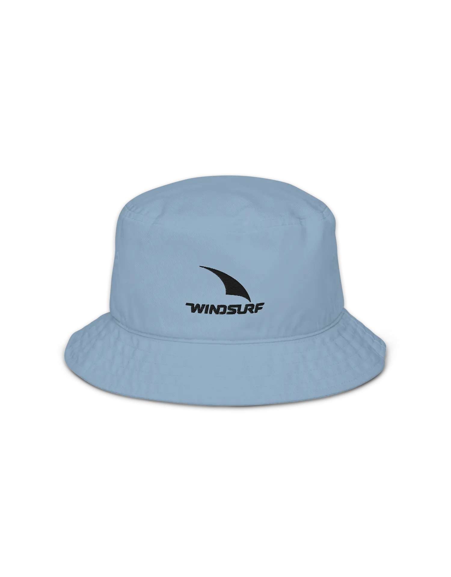 Windsurf Logo Slate Blue 100% organic cotton bucket hat by KOAV