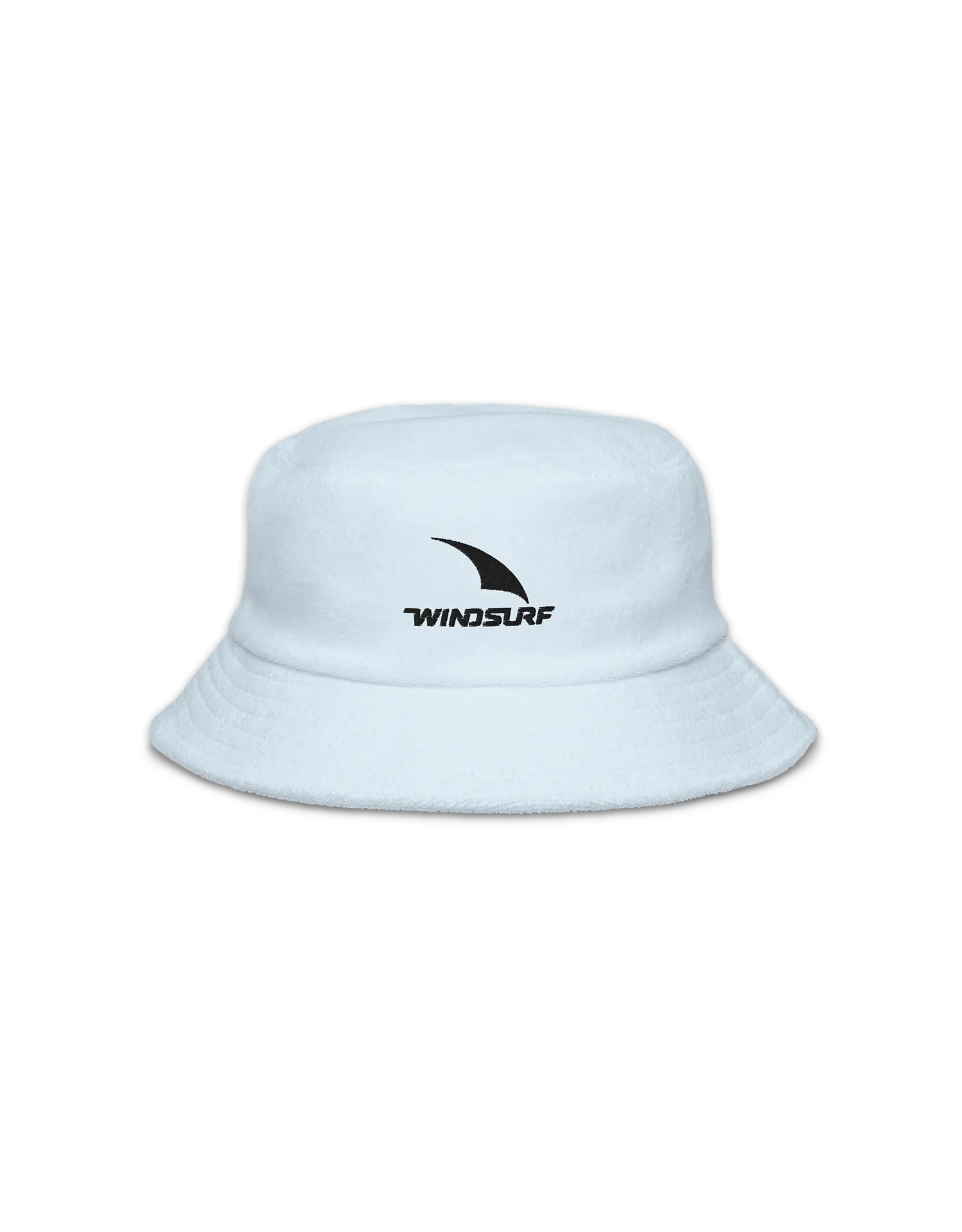 Windsurf Logo Light Blue terry cotton bucket hat by KOAV
