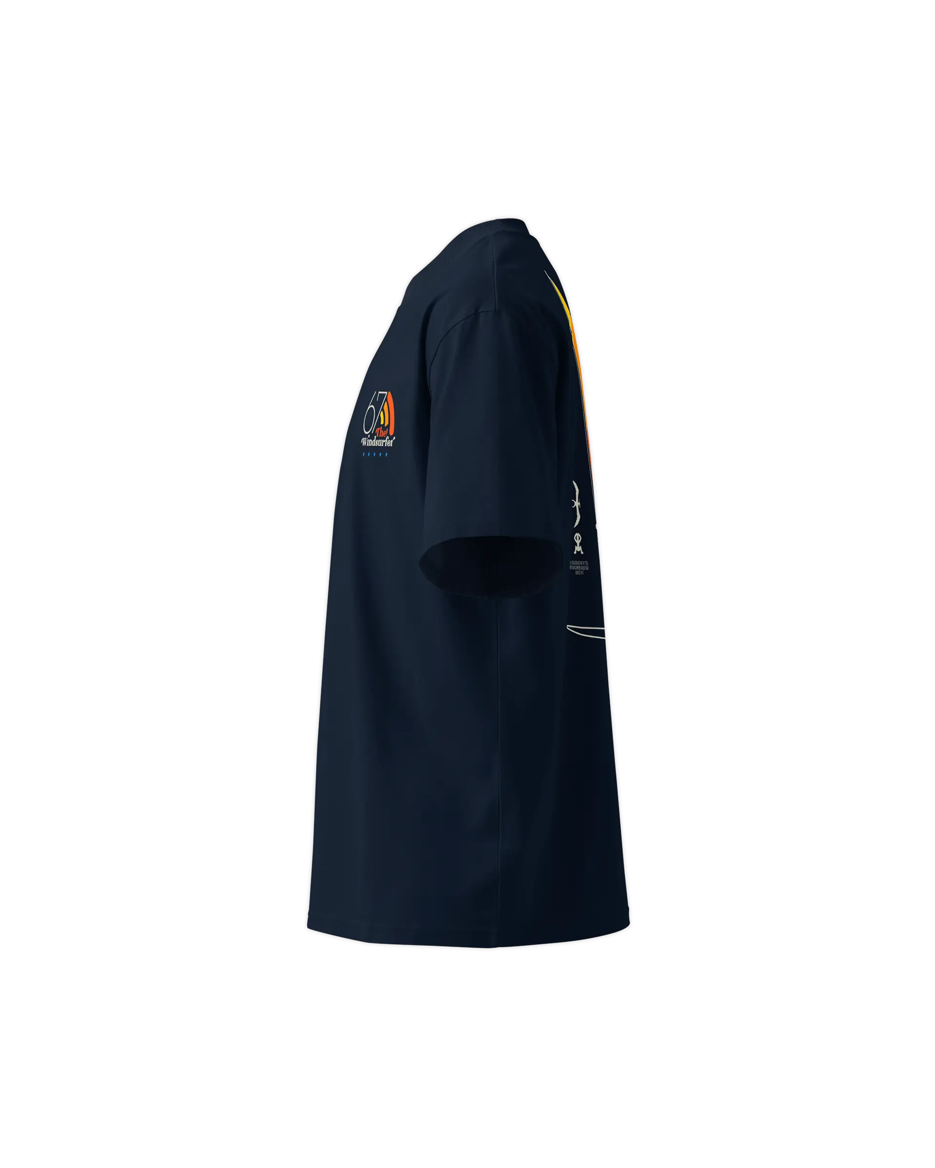 Left side view of the Windsurf Logo t-shirt
