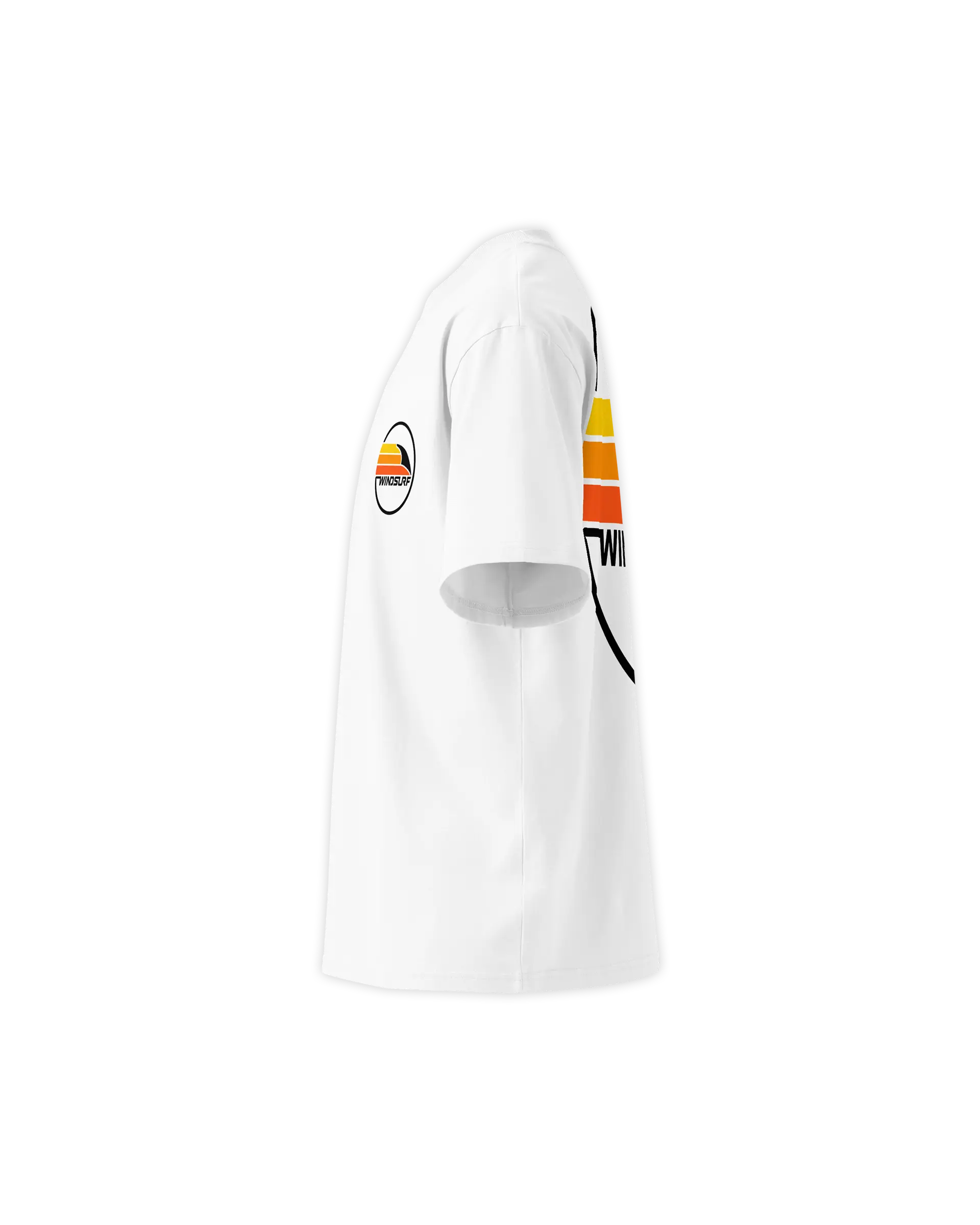 Left side view of the Windsurf Logo t-shirt.